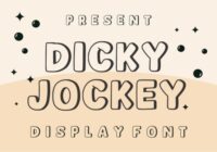 Dicky Jockey Font - Featured Image
