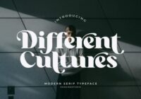 Different Cultures Font - Featured Image
