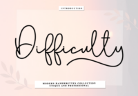 Difficulty Font - Featured Image