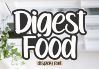 Digest Food Font - Featured Image