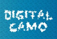 Digital Camo Font - Featured Image