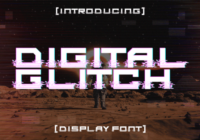 Digital Glitch Font - Featured Image