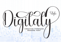 Digitaly Font - Featured Image