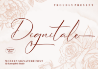 Dignitale Font - Featured Image
