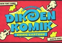 Dikcen Komik Font - Featured Image