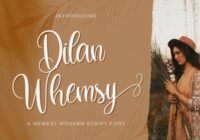Dilan Whemsy Font - Featured Image