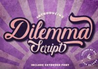 Dilemma Script Font - Featured Image