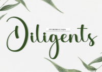 Diligents Font - Featured Image