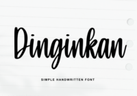 Dinginkan Font - Featured Image