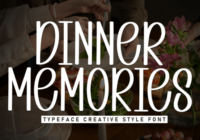 Dinner Memories Font - Featured Image