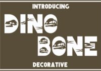 Dino Bone Font - Featured Image