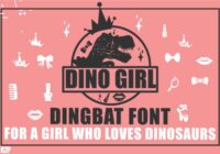 Dino Girl Font - Featured Image