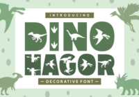 Dino Hagor Font - Featured Image