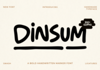 Dinsum Font - Featured Image