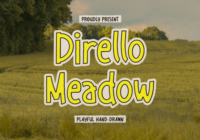 Dirello Meadow Font - Featured Image