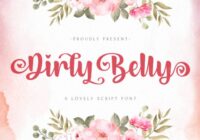Dirly Belly Font - Featured Image