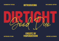 Dirtight Font - Featured Image