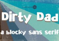 Dirty Dad Font - Featured Image