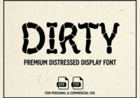 Dirty Font - Featured Image