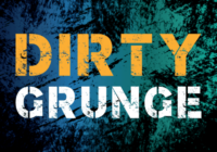 Dirty Grunge Font - Featured Image