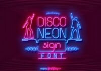 Disco Neon Sign Font - Featured Image