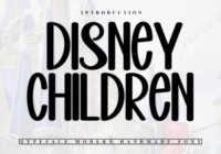 Disney Children Font - Featured Image