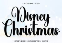 Disney Christmas Font - Featured Image