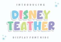 Disney Teather Font - Featured Image
