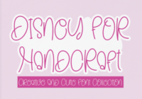 Disney for Handcraft Font - Featured Image