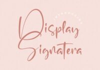 Display Signatera Font - Featured Image