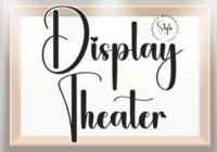 Display Theater Font - Featured Image