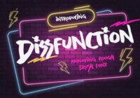 Dissfunction Font Font - Featured Image