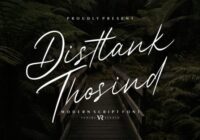 Distlank Thosind Font - Featured Image