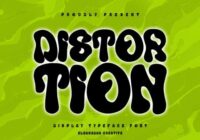 Distortion Font - Featured Image
