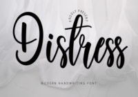 Distress Font - Featured Image