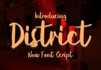 District Script Font - Featured Image