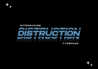 Distruction Font - Featured Image