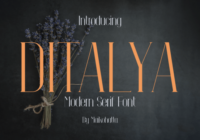 Ditalya Font - Featured Image