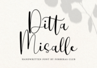 Ditta Misalle Font - Featured Image