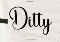 Ditty Font - Featured Image