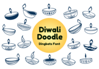 Diwali Doodle Font - Featured Image