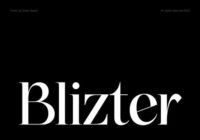 Dksblizter Regular Font - Featured Image