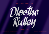 Dloothe Ridley Font - Featured Image