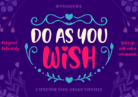 Do As You Wish Font - Featured Image