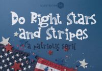 Do Right Stars and Stripes Font - Featured Image
