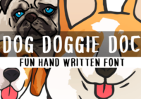 Dog Doggie Doc Font - Featured Image