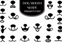 Dog Mouth Shape Font - Featured Image