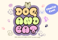 Dog and Cat Font - Featured Image