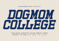 Dogmom College Font - Featured Image