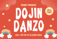 Dojin Danzo Font - Featured Image